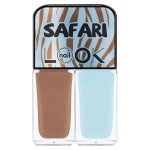 Лак для ногтей, Nail Look (Найл Лук) 3 мл 2 шт 31932 Трендс Сафари Blue Zebra