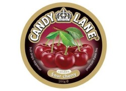 Леденцы фруктовые, Candy Lane (Канди Лейн) 200 г арт. CL-1-8 кислая вишня жестяная банка