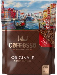 Кофе, Coffesso (Коффессо) 140 г Ориджинал растворимый сублимированный мягк. упак.