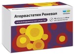 Аторвастатин Реневал, табл. п/о пленочной 40 мг №90